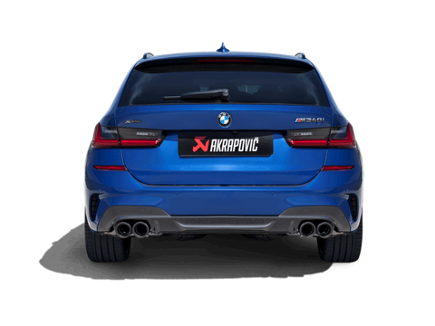 Akrapovic 20-22 BMW M340i (G20, G21) Slip-On Line (Titanium) (Requires BMW Part #18308686640) - S-BM/T/30H