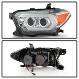 Spyder Signature Toyota Tacoma 16-18 TRD Model Projector Headlights-Chrome (PRO-YD-TT16V1-SEQ-C) - 5086570