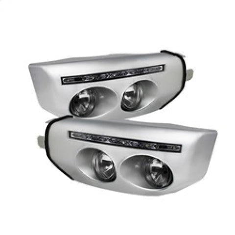 Spyder Toyota FJ Cruiser 07-14 Fog Lights W LED Daytime Running Lights w/swch- Clear FL-DRL-TFJ07-C - 5070555