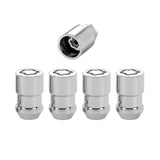 McGard Wheel Lock Nut Set - 4pk. (Cone Seat) 7/16-20 / 3/4 Hex / 1.46in. Length - Chrome - 24132