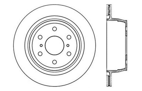 StopTech Drilled Sport Brake Rotor - 128.66065L