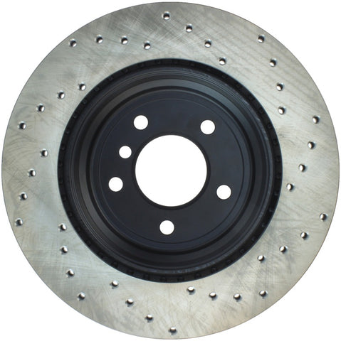 StopTech Sport Cross Drilled Brake Rotor - Front Left - 128.34109R