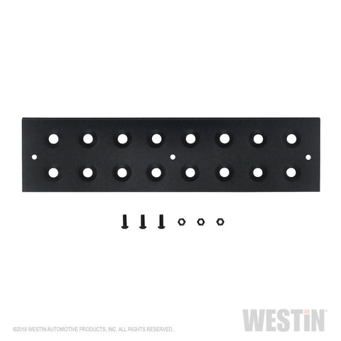 Westin Replacement service kit includes 15.5 inch die stamped step pad and fasteners - Black - 56-10001