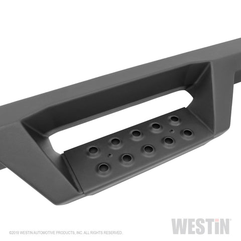 Westin 19-20 Chevrolet Silverado / GMC Sierra 1500 Double Cab HDX Drop Nerf Step Bars - Textured Blk - 56-14125