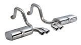 Corsa 97-04 Chevrolet Corvette C5 Z06 5.7L V8 Polished Sport Axle-Back Exhaust - 14111