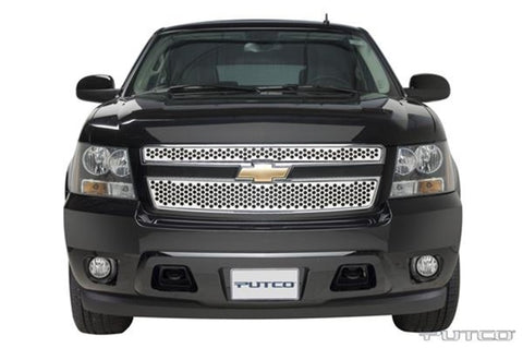 Putco 07-14 Chevrolet Tahoe / Suburban / Avalanche Punch Stainless Steel Grilles - 84158