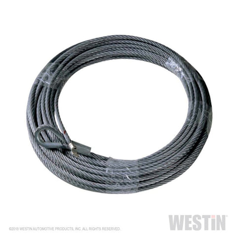 Westin Steel Rope 25/64in x 94 ft - Silver - 47-3620