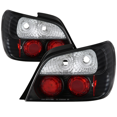 Spyder Subaru Impreza WRX/Sti 02-03 4Dr (Not Fit Wagon)Euro Style Tail Lights Black ALT-YD-SI01-BK - 5007193