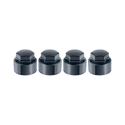 McGard Nylon Lug Caps For PN 24010-24013 (4-Pack) - Black - 70005