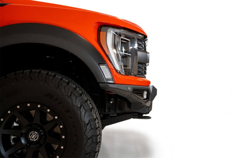 Addictive Desert Designs 2021+ Ford Raptor Bomber Front Bumper w/ 3 Baja Designs LP6 Light Mounts - F210014100103