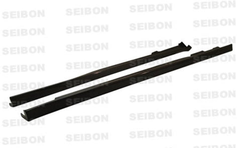 Seibon 96-00 Honda Civic 2DR/HB TR Style Carbon Fiber Side Skirts - SS9600HDCV2D-TR