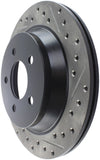 StopTech Slotted & Drilled Sport Brake Rotor - 127.61046L