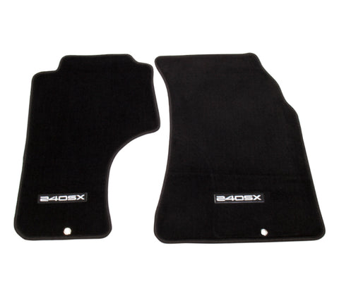 NRG Floor Mats - 89-98 Nissan 240SX (240SX Logo) - 2pc. - FMR-240