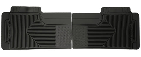 Husky Liners 80-12 Ford F-150/00-05 Ford Excursion Heavy Duty Black 2nd Row Floor Mats - 52011