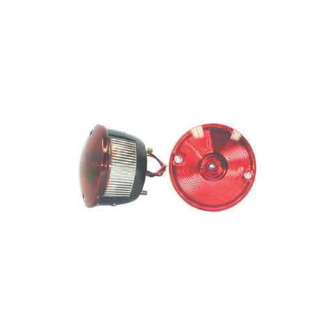Omix Left Round Tail Lamp 45-75 Willys CJ Models - 12403.01