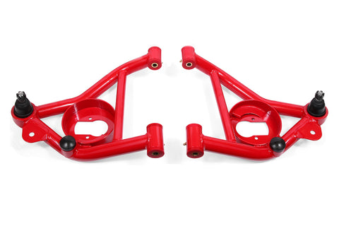 BMR 78-87 G-Body Non-Adj. Lower A-Arms (Polyurethane) - Red - AA011R
