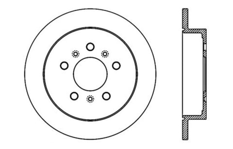 StopTech Slotted & Drilled Sport Brake Rotor - 127.62097L