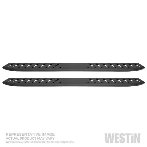 Westin 2019 Chevrolet Silverado/Sierra 1500 Crew Cab Thrasher Running Boards - Textured Black - 28-81265