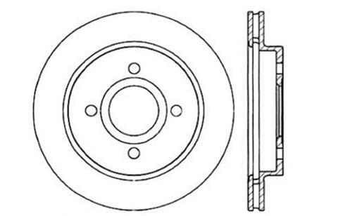 StopTech Drilled Sport Brake Rotor - 128.61050R