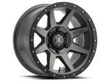 ICON Rebound 17x8.5 6x5.5 25mm Offset 5.75in BS 95.1mm Bore Titanium Wheel - 1817859057TT