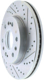 StopTech Select Sport 07-11 GM Silverado 1500 Slotted and Drilled Left Front Rotor - 227.66057L