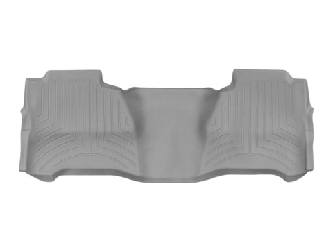 WeatherTech 14-15 Chevy Silverado 1500 Rear FloorLiner - Grey (Fits w/OEM Rear Under Seat Storage) - 465424