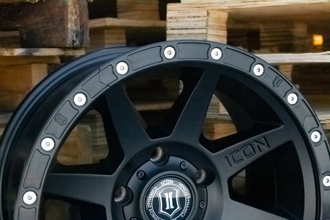 ICON 17in Compression/Alpha/Rebound Wheel Rock Ring Kit (20 Bolt) - 192050