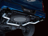 AWE 0FG 21+ Ford F150 Dual Split Rear Cat-Back Exhaust- 5in Diamond Black Tips - 3015-33119