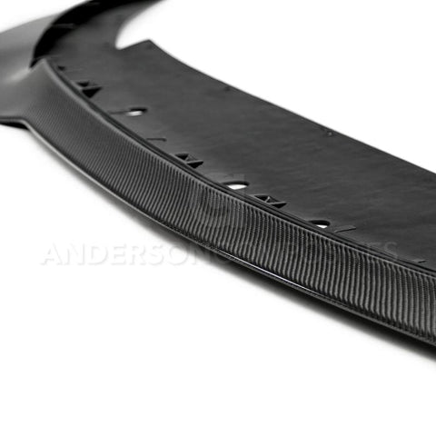 Anderson Composites 2015-2018 Ford Mustang Shelby GT350R Carbon Fiber Front Splitter (1 PC) - AC-FL15MU350R