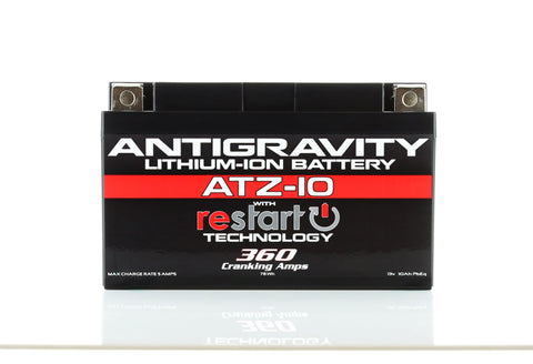 Antigravity YTZ10 Lithium Battery w/Re-Start - AG-ATZ10-RS