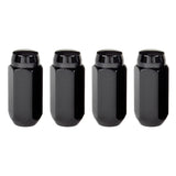 McGard Hex Lug Nut (Cone Seat) M14X1.5 / 13/16 Hex / 1.945in. Length (4-Pack) - Black - 64022