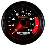 Autometer Phantom II 2-1/16in 0-1600 PSI Electrical Nitrous Pressure Gauge - 7574