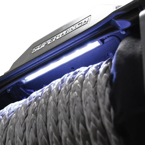 Superwinch 10000 LBS 12V DC 3/8in x 80ft Synthetic Rope SX 10000 Winch - 1710201