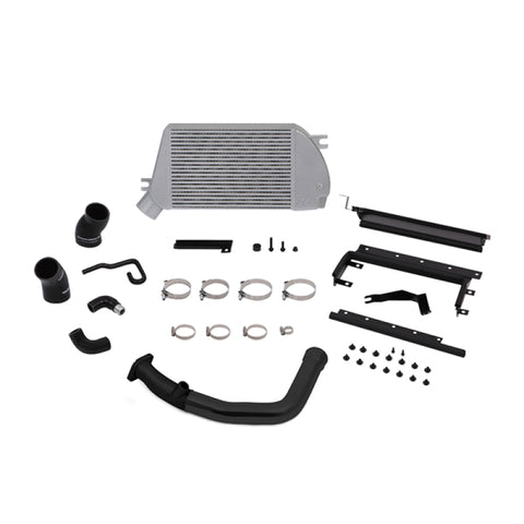 Mishimoto 2015 Subaru WRX Top-Mount Intercooler Kit - Polished Cooler & Black Pipes - MMTMIC-WRX-15BSL