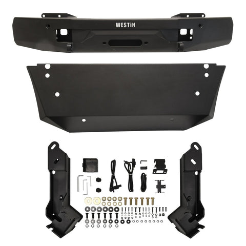 Westin 19-23 Mercedes-Benz Sprinter Pro-Series Mid Width Front Bumper - Textured Black - 58-311295