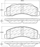 StopTech Street Select Brake Pads - Front/Rear - 305.14140