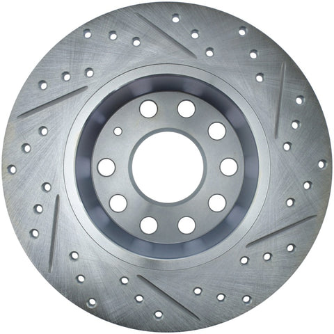 StopTech Select Sport 06-10 Volkswagen Jetta Slotted & Drilled Right Rear Rotor - 227.33099R