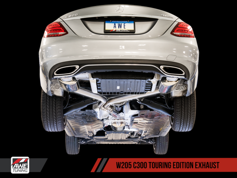 AWE Tuning Mercedes-Benz W205 C300 Touring Edition Exhaust - 3015-31014