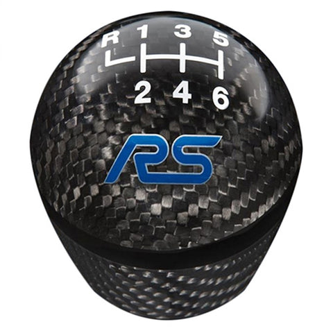 Ford Racing Focus RS Black Carbon Fiber Shift Knob 6 Speed - M-7213-FRSCF