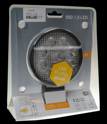 Hella ValueFit Work Light 5RD 1.0 LED MV CR LT - 357101002