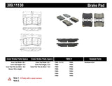 StopTech Performance 06 Lexus GS300/430 / 07-08 GS350 / 06-08 IS250/350 Rear Brake Pads - 309.11130