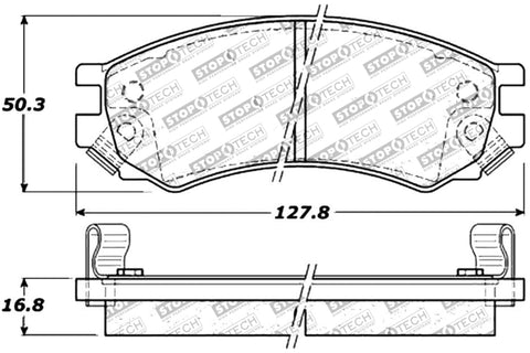 StopTech Performance Brake Pads - 309.05070