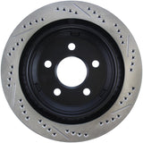 StopTech 98-02 Chevrolet Camaro / Pontiac Firebird/Trans Am Slotted & Drilled Rear Right Rotor - 127.62065R