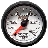 Autometer Phantom II 52.4mm Full Sweep Electronic 0-100psi Fuel Pressure Guage - 7563