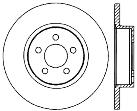 StopTech Drilled Sport Brake Rotor - 128.39039L