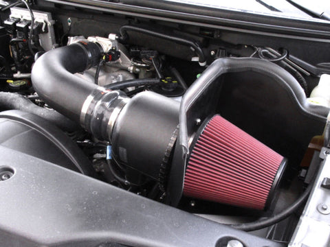 Airaid 04-06 Ford F-150 4.6L CAD Intake System w/ Tube (Oiled / Red Media) - 400-162