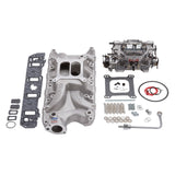 Edelbrock Manifold And Carb Kit Performer RPM Small Block Ford 289-302 Natural Finish - 2032