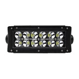 Westin EF2 LED Light Bar Double Row 6 inch Spot w/3W Epistar - Black - 09-13206S