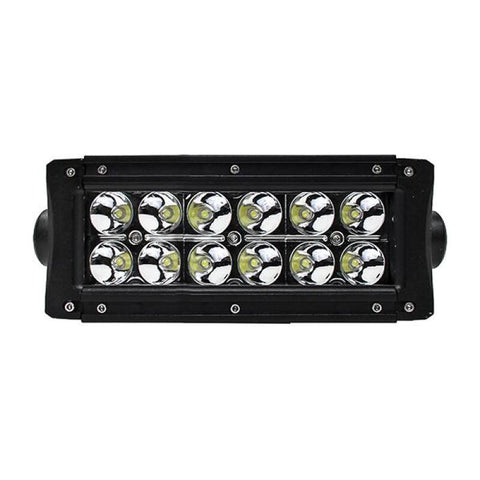 Westin EF2 LED Light Bar Double Row 6 inch Spot w/3W Epistar - Black - 09-13206S