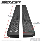 Westin Grate Steps Running Boards 68 in - Textured Black - 27-74715